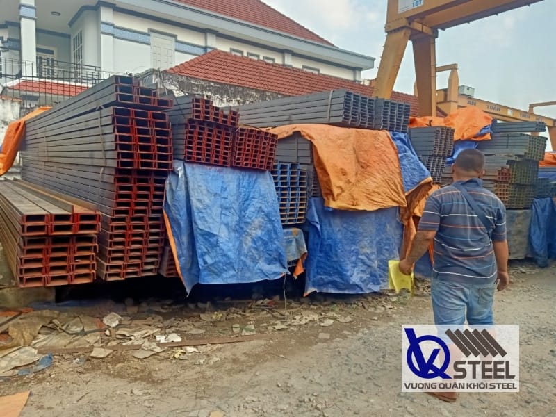 Bảo quản sắt thép hình I VinaOne đúng cách để bảo đảm chất lượng thép luôn tốt nhất