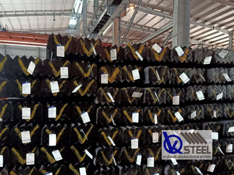 Sắt thép hình V Nhà Bè được sản xuất trên dây chuyền hiện đại, đa dạng quy cách