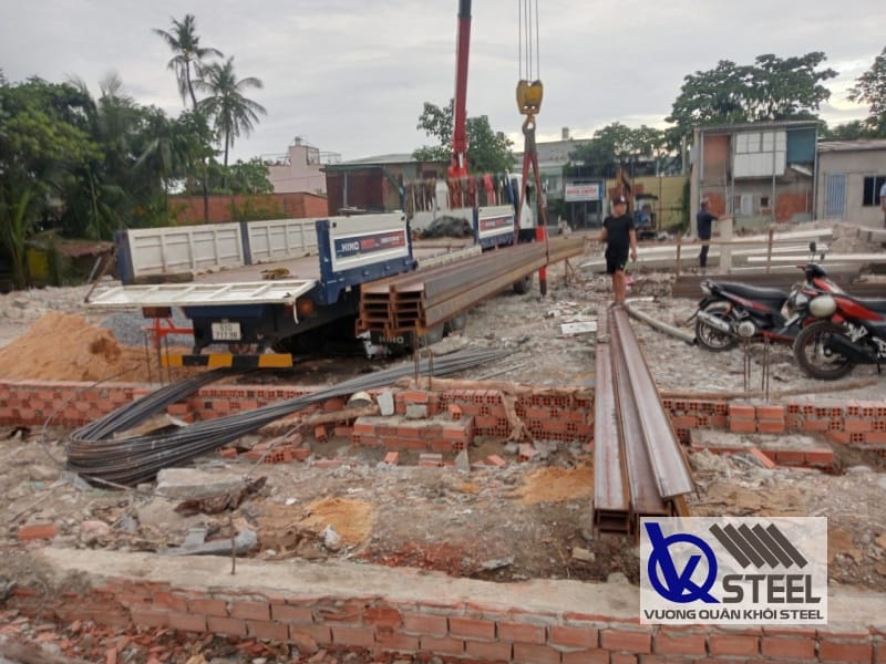 Thép hình I An Khánh được sử dụng cho các công tình nhà ở tại Việt Nam