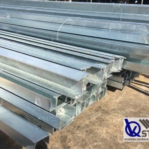 Sắt thép hình H mạ kẽm nhúng nóng