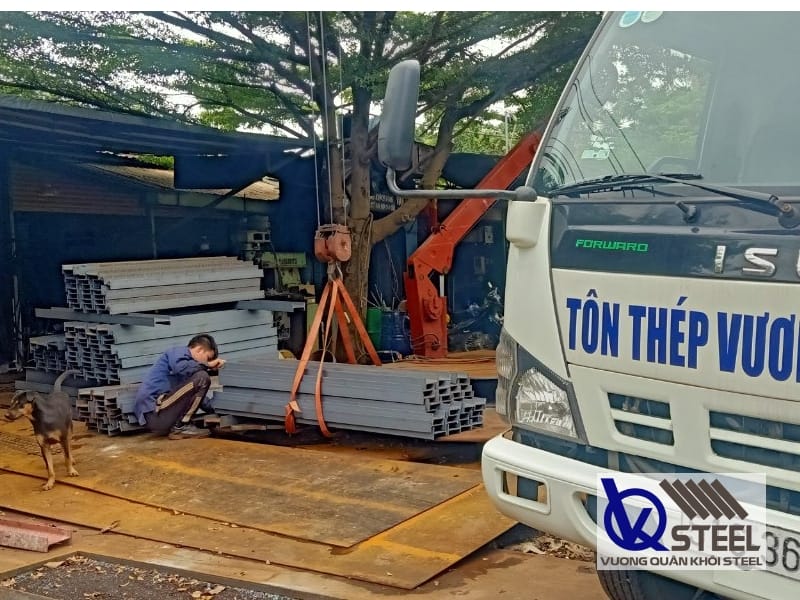 Sắt U chấn sử dụng để sản xuất máy móc cơ khí