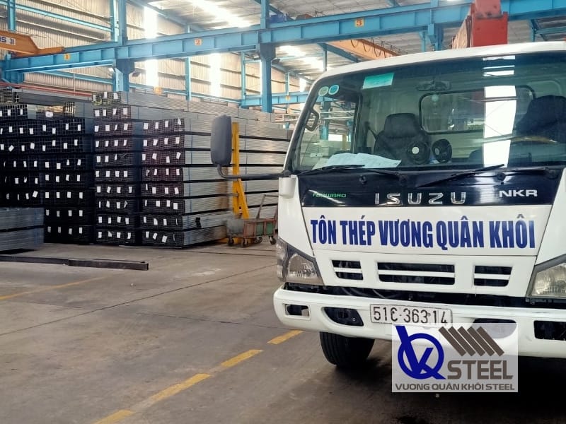 Đại lý Vương Quân Khôi cung cấp sắt hộp 25x25 giá tốt, chính hãng
