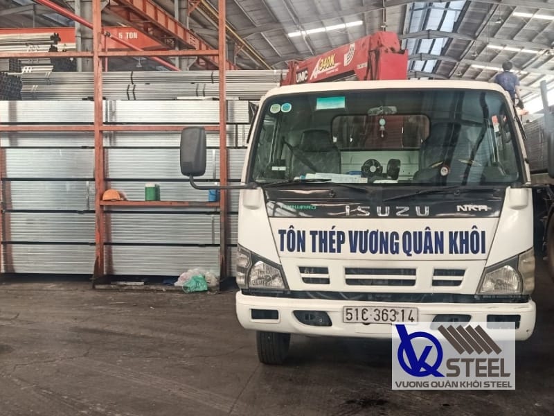 Đại lý Vương Quân Khôi bán thép hộp TVP chính hãng, giá tốt