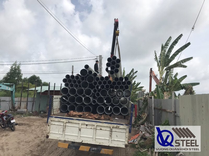 VQK vận chuyển thép ống đúc phi 114