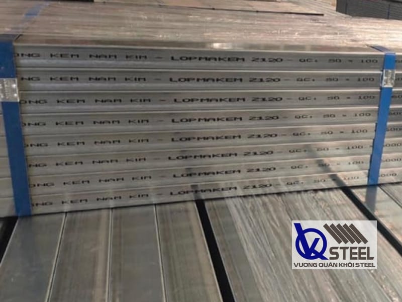 Thép hộp mạ kẽm Nam Kim được đánh giá cao về chắt lượng, sản xuất trên dây chuyền công nghệ hiện đại