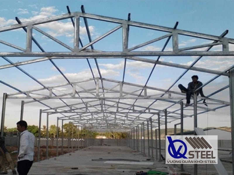 Sắt hộp Sunco dùng làm kết cấu công trình, vững chắc