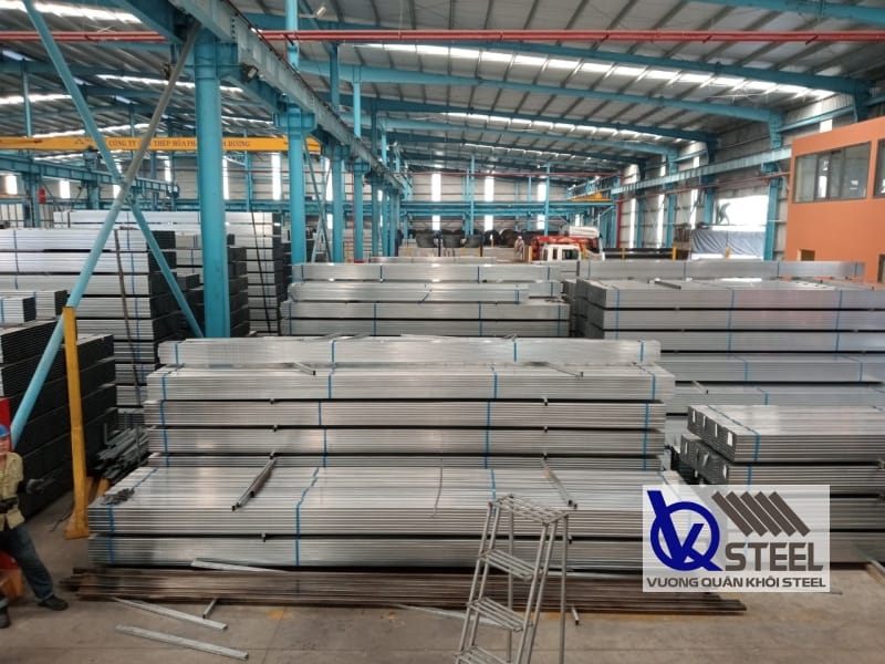 Sắt hộp mạ kẽm có độ bền cao, chống ăn mòn hiệu quả, giá thành phải chăng