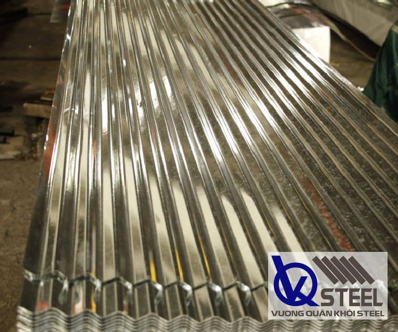 Kích thước tôn mạ kẽm nhúng nóng