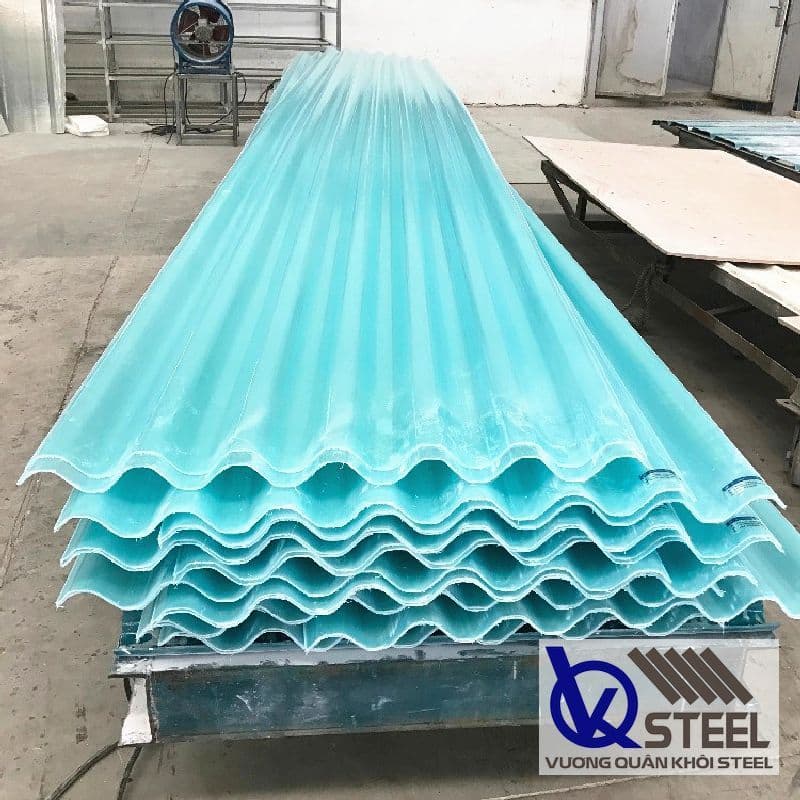 Quy cách kích thước tôn lấy sáng có dạng sóng