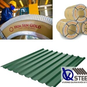 Tham khảo bảng giá tôn Hoa Sen Gold mới nhất - Liên hệ ngay CK 5%