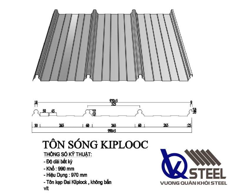 Tôn cliplock được tạo ra bằng cách cán sóng trên các nguyên liệu như tôn kẽm, tôn lạnh, tôn màu...