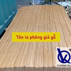 Cập nhật bảng giá tôn la phông giả gỗ mới nhất - Liên hệ ngay CK 5%