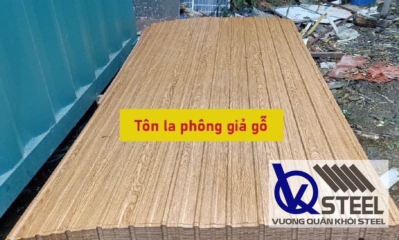 Cập nhật bảng giá tôn la phông giả gỗ mới nhất - Liên hệ ngay CK 5%