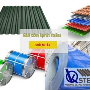 Cập nhật bảng giá tôn lạnh màu mới nhất hiện nay - Liên hệ ngay CK 5%