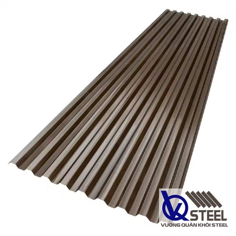 Tham khảo bảng giá tôn màu nâu đất mới nhất - Liên hệ ngay CK 5%