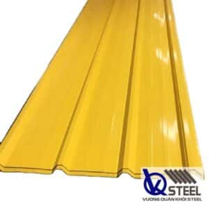 Cập nhật bảng giá tôn màu vàng mới nhất - Liên hệ ngay Ck 5%