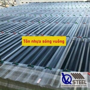 Cập nhật bảng báo giá tôn nhựa sóng vuông mới nhất - Liên hệ ngay CK 5%