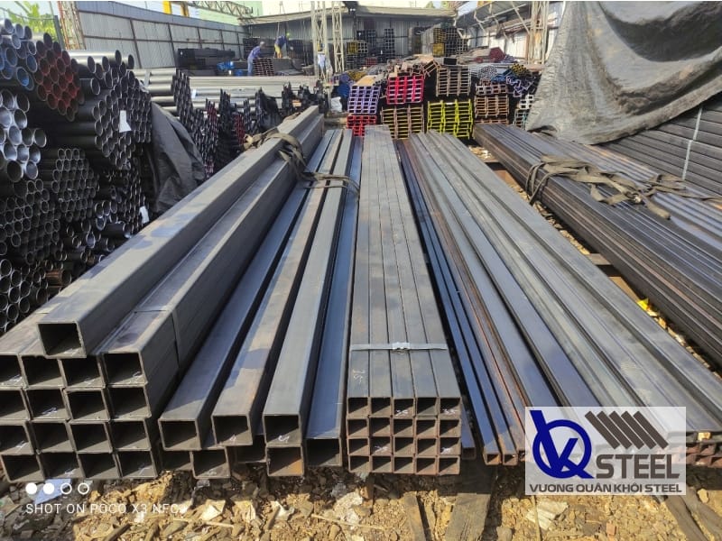 Thép hộp đen đa dạng quy cách, kích thước và độ dày