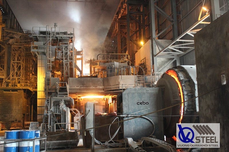 Công nghệ sản xuất thép hiện đại bậc nhất