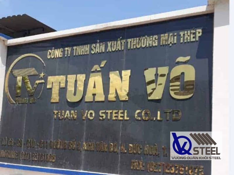 Công ty Thép Tuấn Võ tại Long An