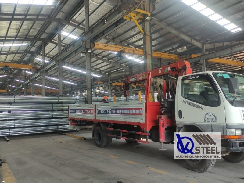Đại lý bán ống thép mạ kẽm nhúng nóng uy tín được nhiều khách hàng tin tưởng - Tôn Thép Vương Quân Khôi