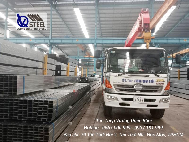 Tôn Thép Vương Quân Khôi là đại lý cấp 1 cung cấp thép hộp Hòa Phát chính hãng tại Miền Nam