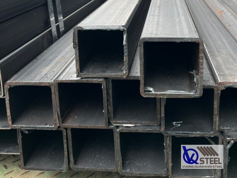 Sắt hộp 100x100 đen có độ cứng cao, giá rẻ