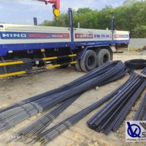 Vận chuyển sắt phi 16 Miền Nam tới công trường
