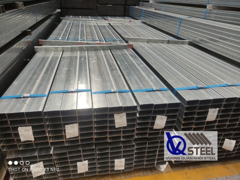 Thép hộp Hòa Phát có độ bền cao, đa dạng kích thước, chịu lực tốt
