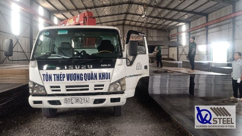 Mua thép tấm SS400 chất lượng tại Vương Quân Khôi
