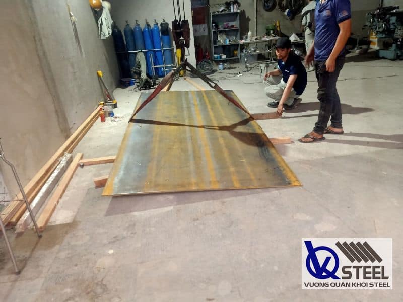 Quy cách, tiêu chuẩn thép tấm dày