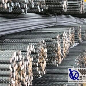 Thép phi 8 có gân có hình dạng thanh tròn dài với bề mặt được gân vằn