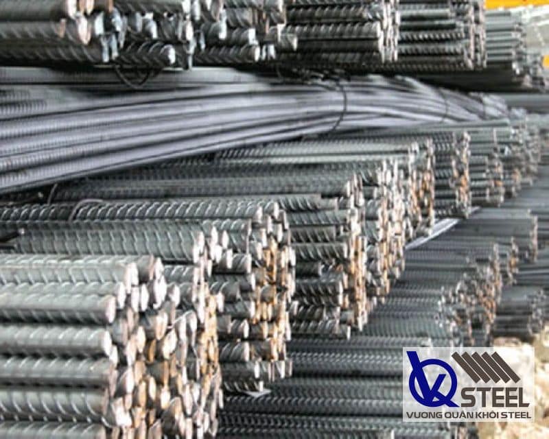 Thép phi 8 có gân có hình dạng thanh tròn dài với bề mặt được gân vằn