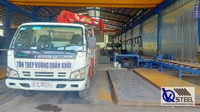 Thép tấm 50ly chất lượng tại Vương Quân Khôi
