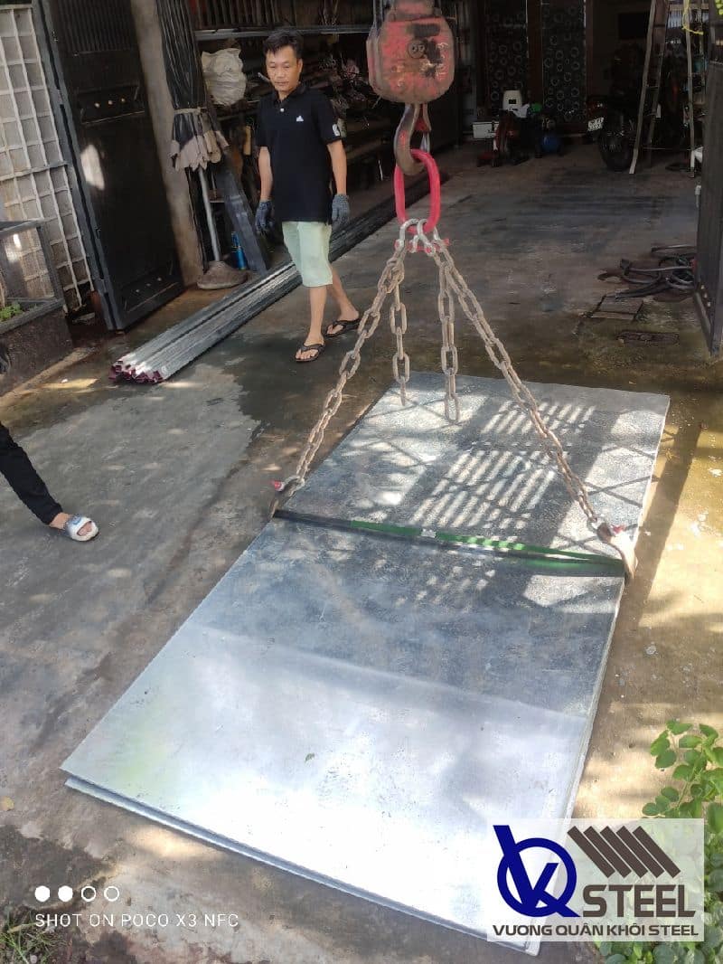 Thép tấm Posco mạ kẽm nhúng nóng