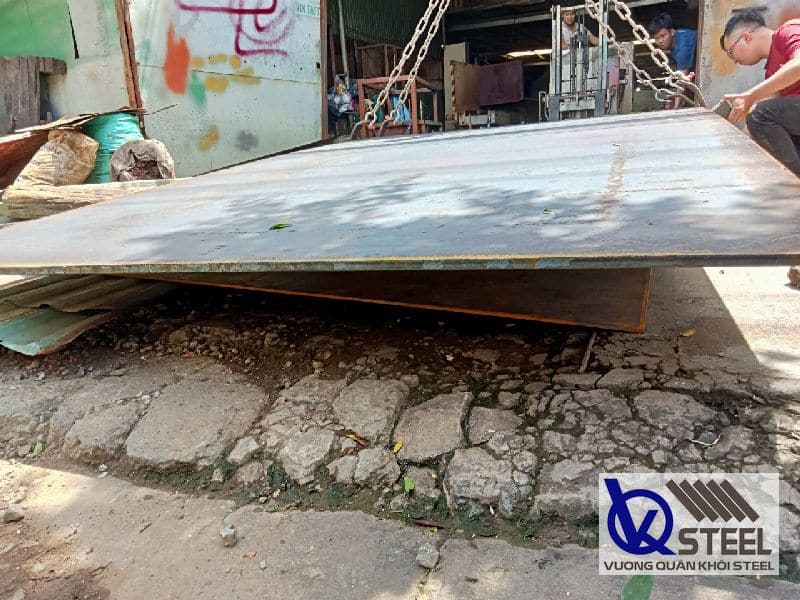 Thép tấm đen Posco Vina