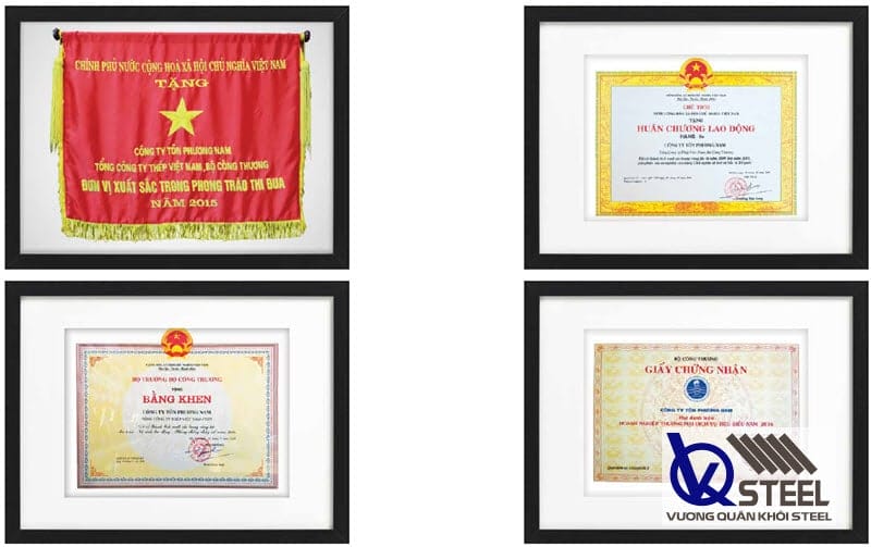 Bằng khen tôn Việt Nhật