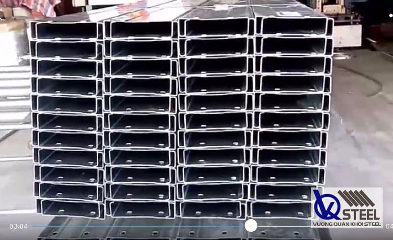Cập nhật bảng giá xà gồ C mạ kẽm Hòa Phát mới nhất hiện nay - Liên hệ ngay Ck 5%