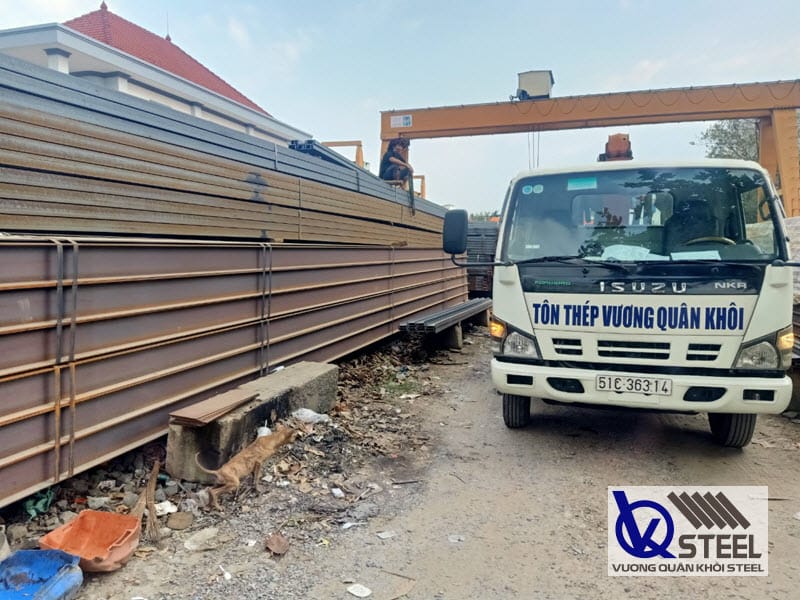 Mua thép hình I100 chính hãng, giá tốt tại Tôn Thép VQK