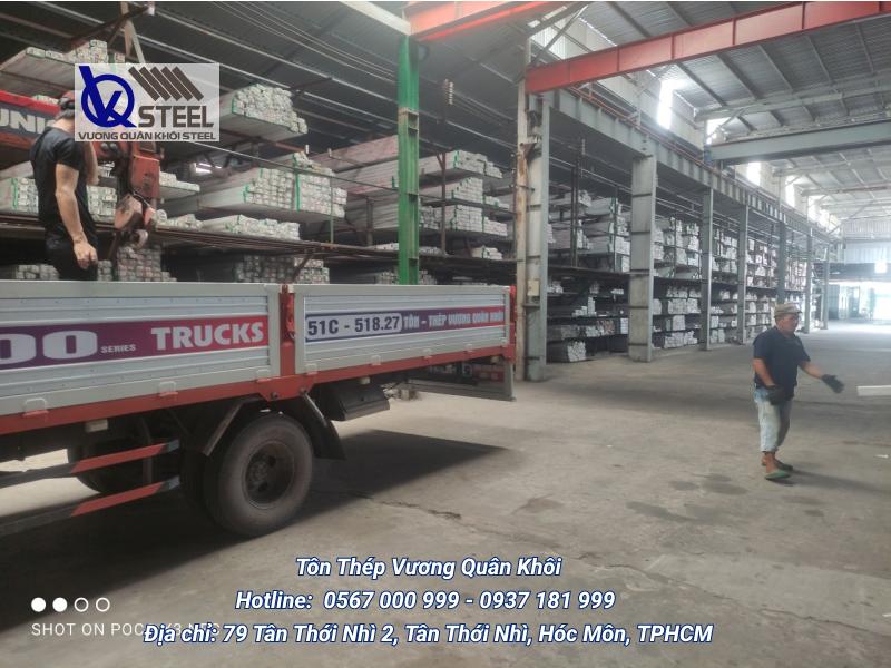 Mua hộp inox tại đại lý Tôn Thép Vương Quân Khôi cam kết đúng mác, không trầy xước, đúng quy cách, giá gốc