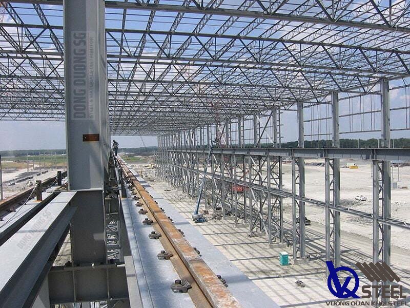 Ứng dụng thép ray trong thi công cơ sở hạ tầng
