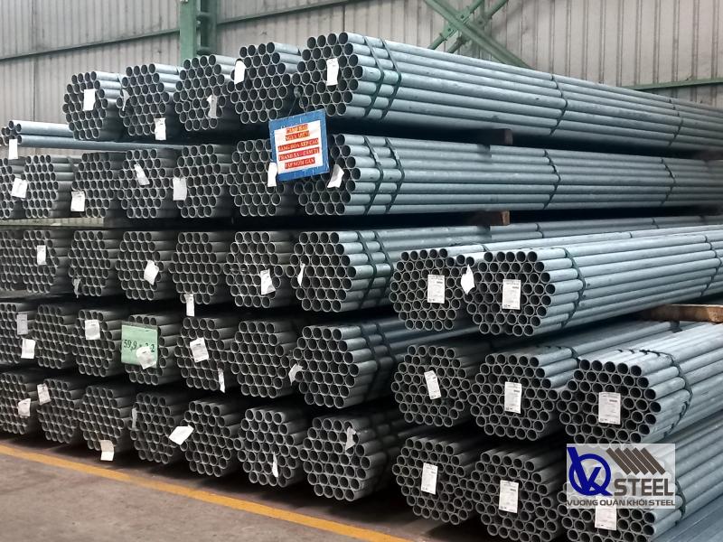 Thép ống mạ kẽm Hòa Phát là sản phẩm được sản xuất trên dây chuyền hiện đại, chất lượng vượt trội