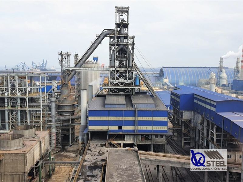 Khu liên hợp Dung Quất sản xuất thép HRC - nguồn nguyên liệu gia công thép hộp mạ kẽm Hòa Phát