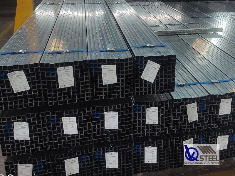 Thép hộp vuông mạ kẽm Hòa Phát