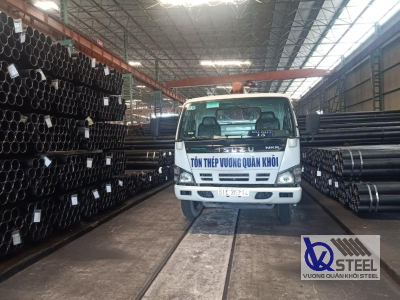 Nhà cung cấp ống thép đen Hòa Phát chính hãng, giao tận nơi - Tôn Thép Vương Quân Khôi