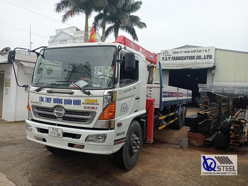 Tôn Thép VQK phân phối thép hộp đen Hòa Phát nhập trục tiếp từ nhà máy, chứng từ rõ ràng