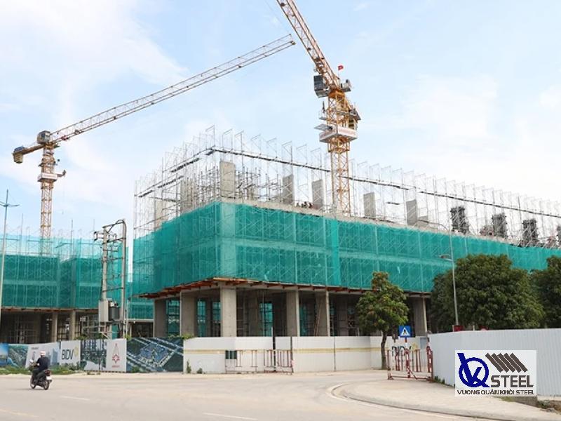 Thép hộp đen Hòa Phát sử dụng trong các công trình xây dựng nhà ở xã hội tại Bến Tre