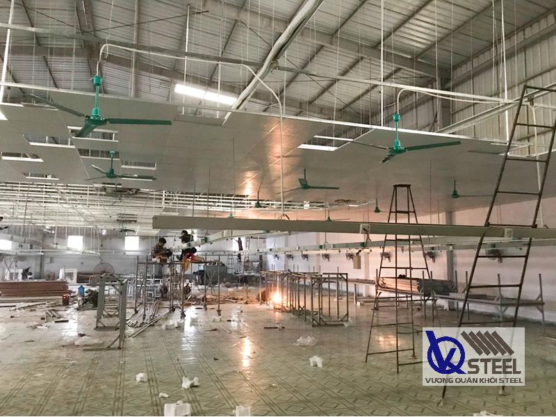 Dùng ống thép đen Hòa Phát làm hệ thống ống dẫn trong nhà kho