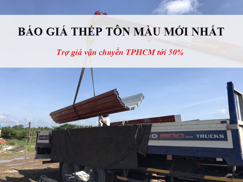 Báo giá tôn màu mới nhất tại đại lý Tôn Thép VQK
