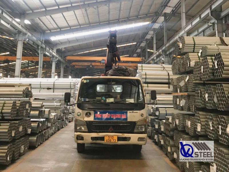 Mua thép ống nhúng kẽm nóng Hòa Phát tại Tôn Thép VQK cam kết chính hãng, giá gốc